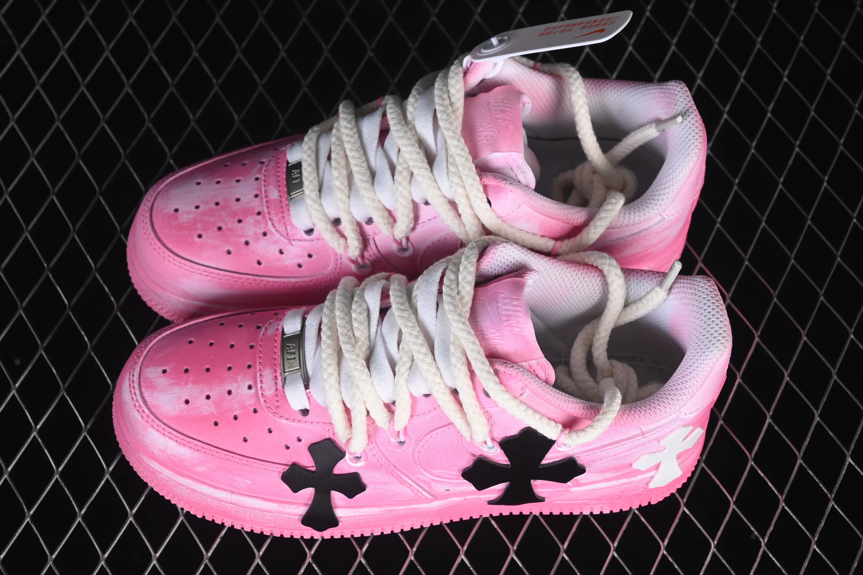 All categories Nk Air Force 1 Air Force series Nk Air Force 1 Low Air Force low-top Nike Air Force 1'07 Low Pink Attack Crow Air Force 1 low-top casual sneakers DX0788-001